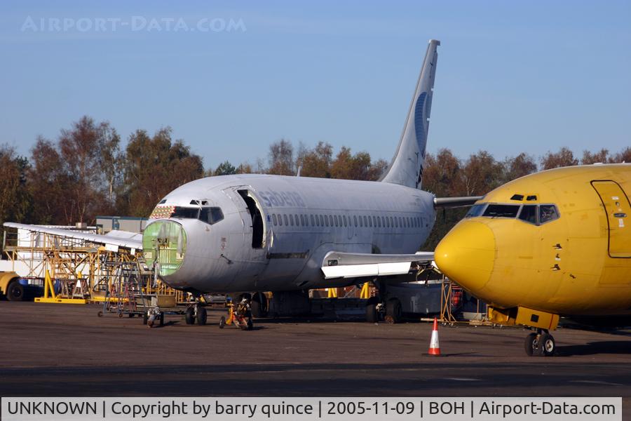 UNKNOWN, Boeing 737 C/N Unknown, EX SABENA 737-200 FOR SPARES