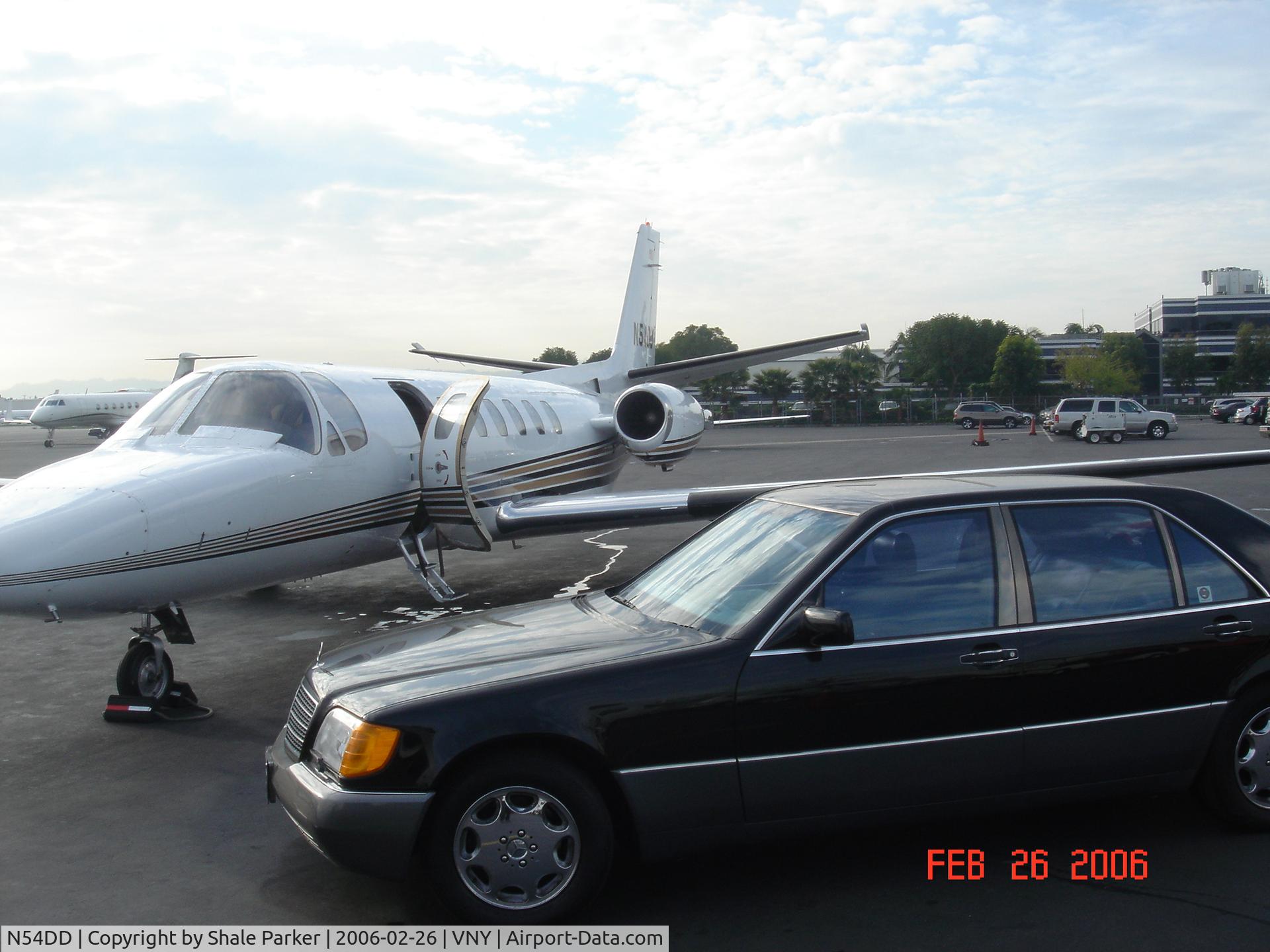 N54DD, 1990 Cessna 560 C/N 5600089, Early am departure from Van Nuys