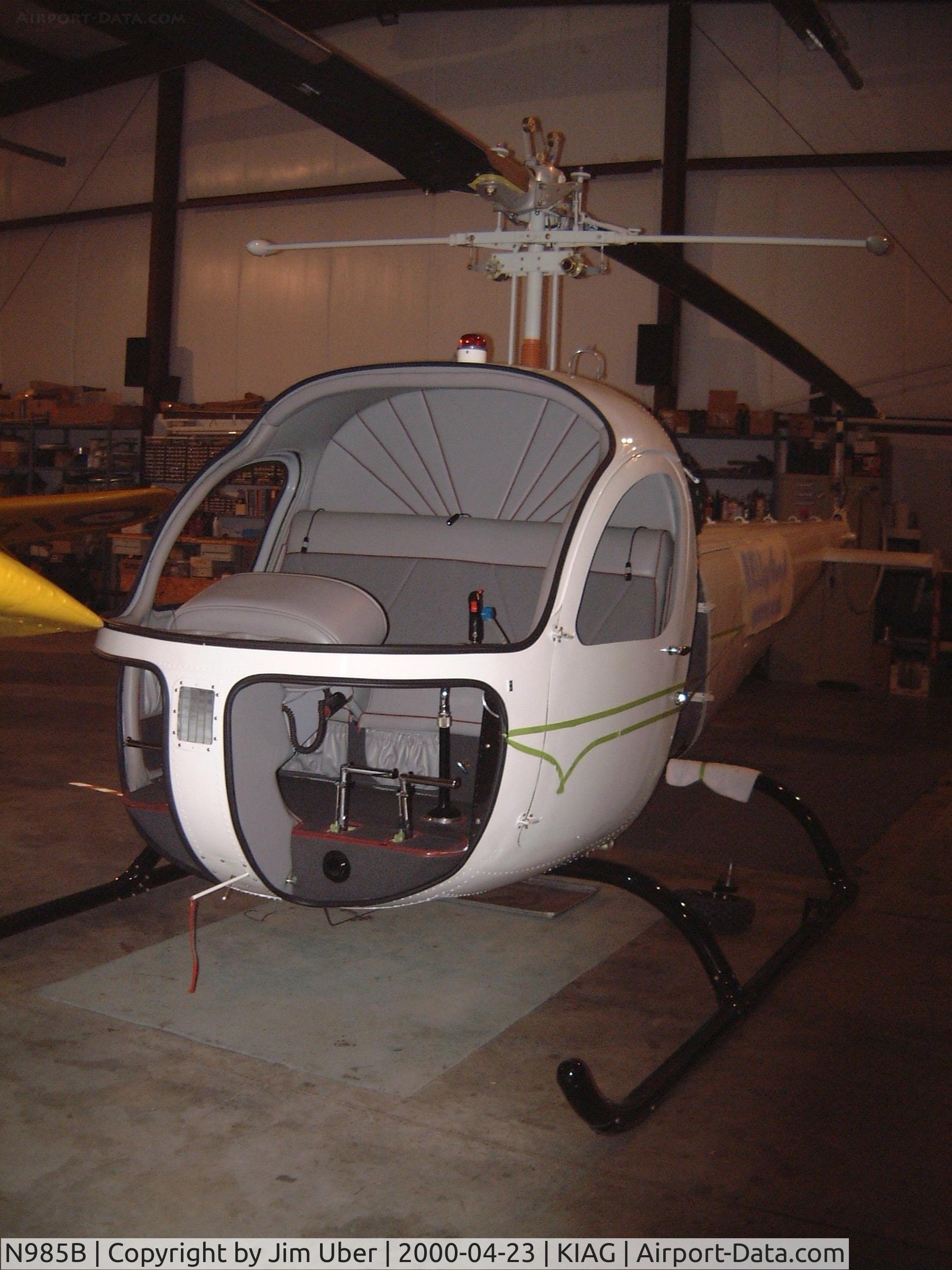 N985B, 1956 Bell 47H-1 C/N 1362, Nearing the end of 100% ground-up restoration