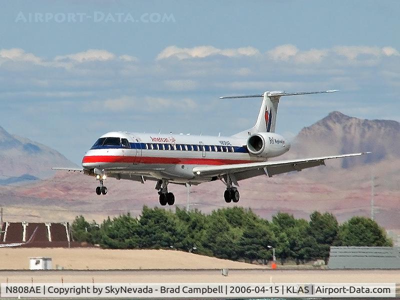 N808AE, 2001 Embraer ERJ-140LR (EMB-135KL) C/N 145519, American Eagle Airlines / 2001 Embraer EMB-135KL