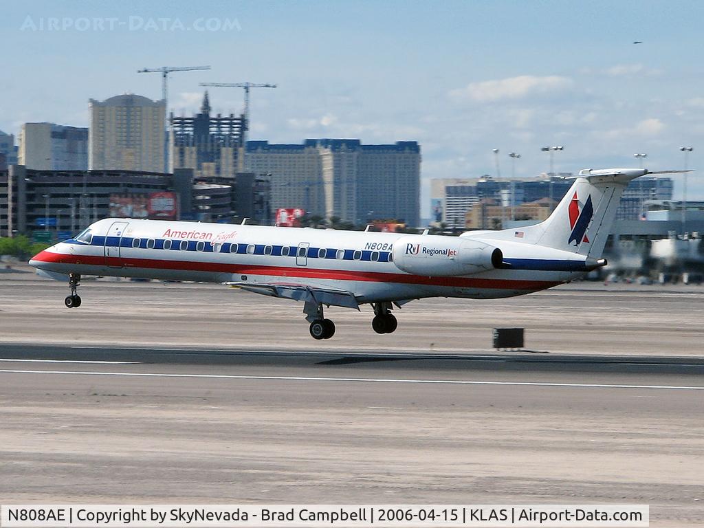 N808AE, 2001 Embraer ERJ-140LR (EMB-135KL) C/N 145519, American Eagle Airlines / 2001 Embraer EMB-135KL