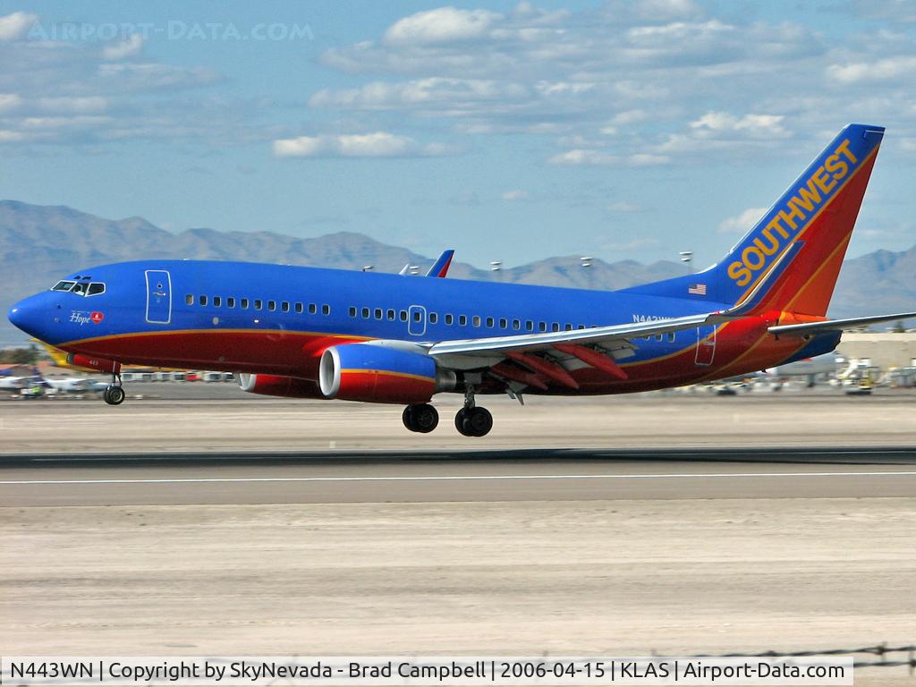 N443WN, 2003 Boeing 737-7H4 C/N 29838, Southwest Airlines - 'The Spirit of Hope' / 2003 Boeing 737-7H4