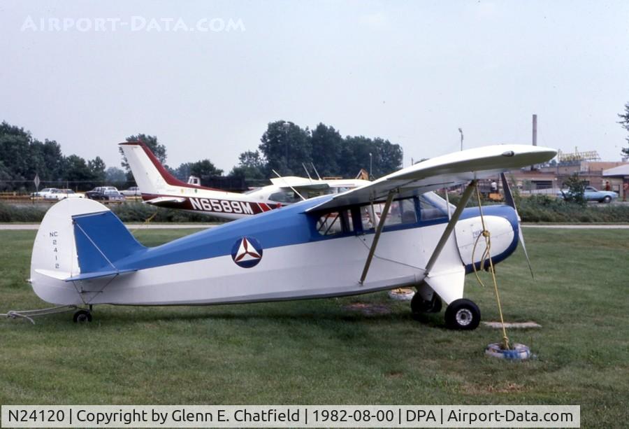 N24120, 1940 Mcclish Funk B85C C/N 46, The owner at the time was Jeff Williams, who was in the Civil Air Patrol