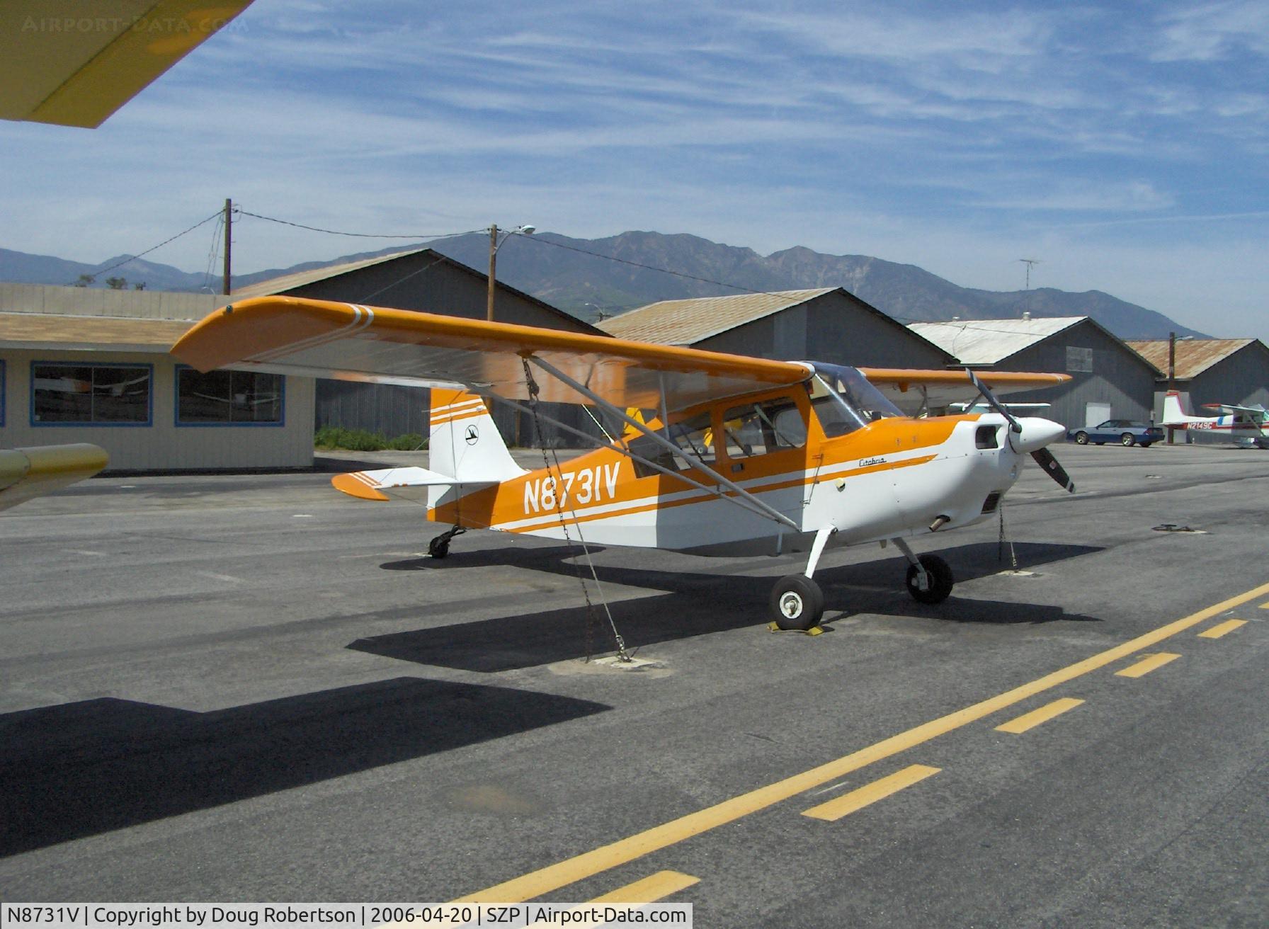 N8731V, 1975 Bellanca 7ECA Citabria C/N 1103-75, 1975 Bellanca 7ECA CITABRIA, Lycoming O-235 115 Hp