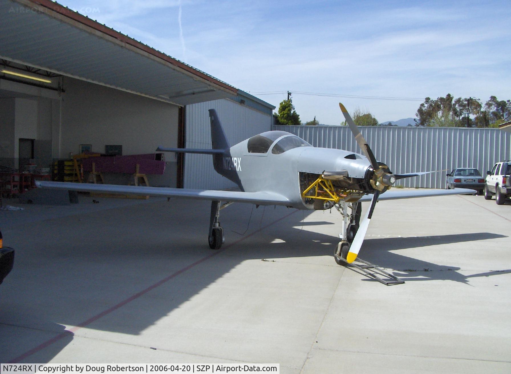 N724RX, 2006 Legend Aircraft Legend C/N 001, Dan Gray SPECIAL TURBINE LEGEND in build, Walter M-601D Turbine 724 shp
