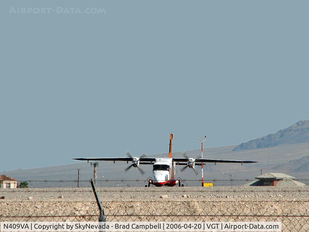 N409VA, 1986 Dornier 228-201 C/N 8097, Vision Air - 'Stratosphere' / Dornier DO-228-202 / Looking like a caged animal from this vantage point.