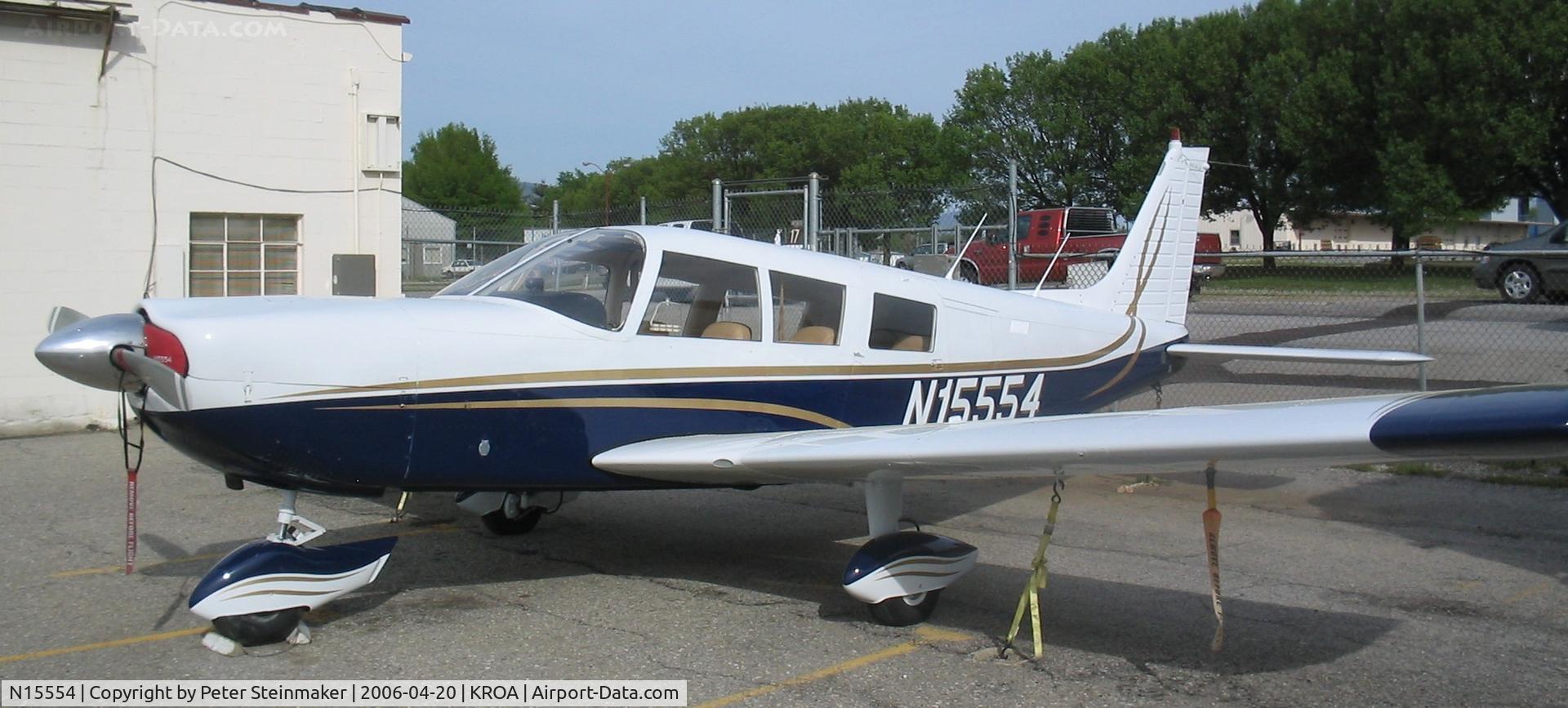 N15554, 1972 Piper PA-32-300 Cherokee Six C/N 32-7340014, Parked and tied down on the north ramp
