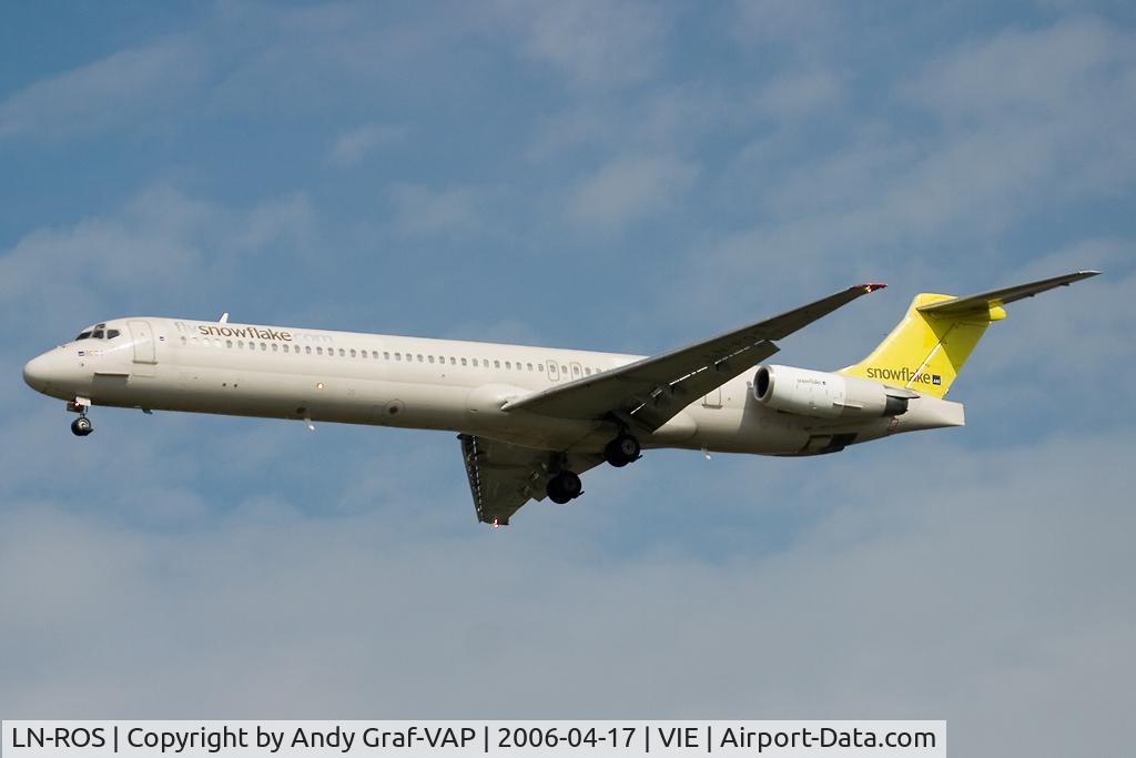 LN-ROS, 1986 McDonnell Douglas MD-83 (DC-9-83) C/N 49421, Final RWY34
