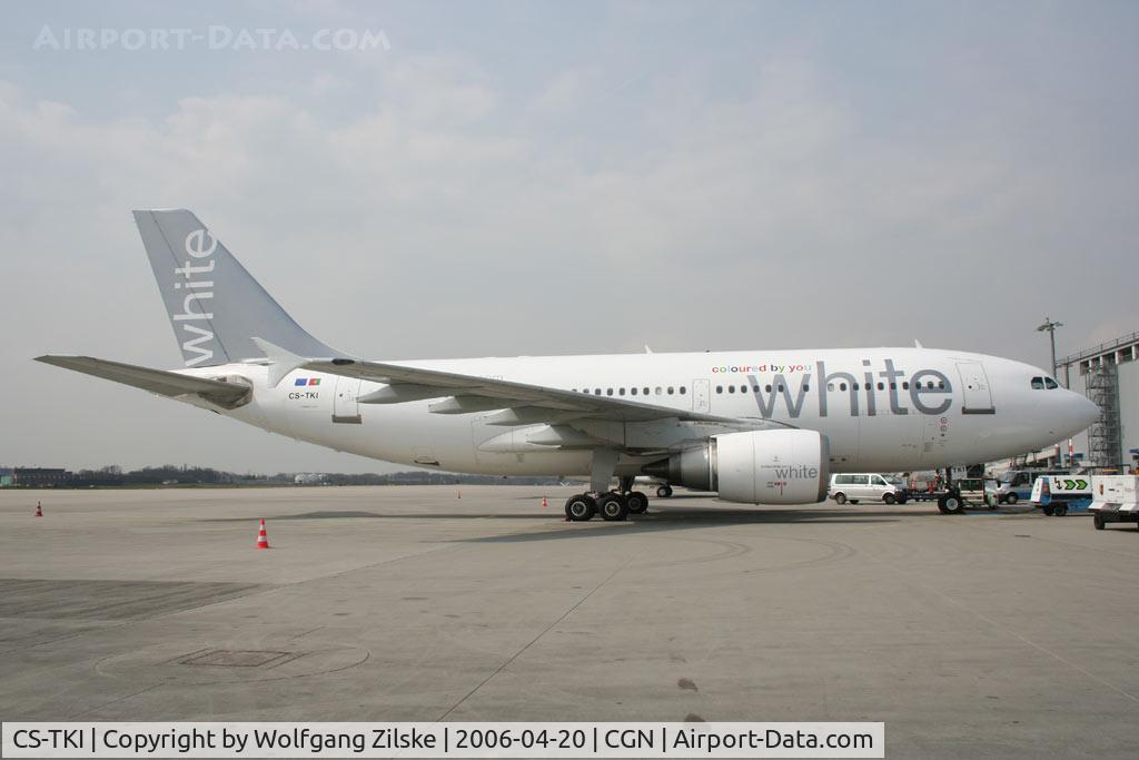 CS-TKI, 1988 Airbus A310-304 C/N 448, Soccer charter from Sevilla, Spain