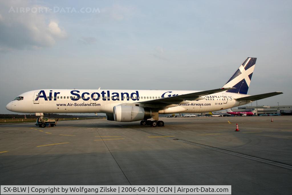 SX-BLW, 1989 Boeing 757-236 C/N 24397, Soccer charter from Sevilla, Spain