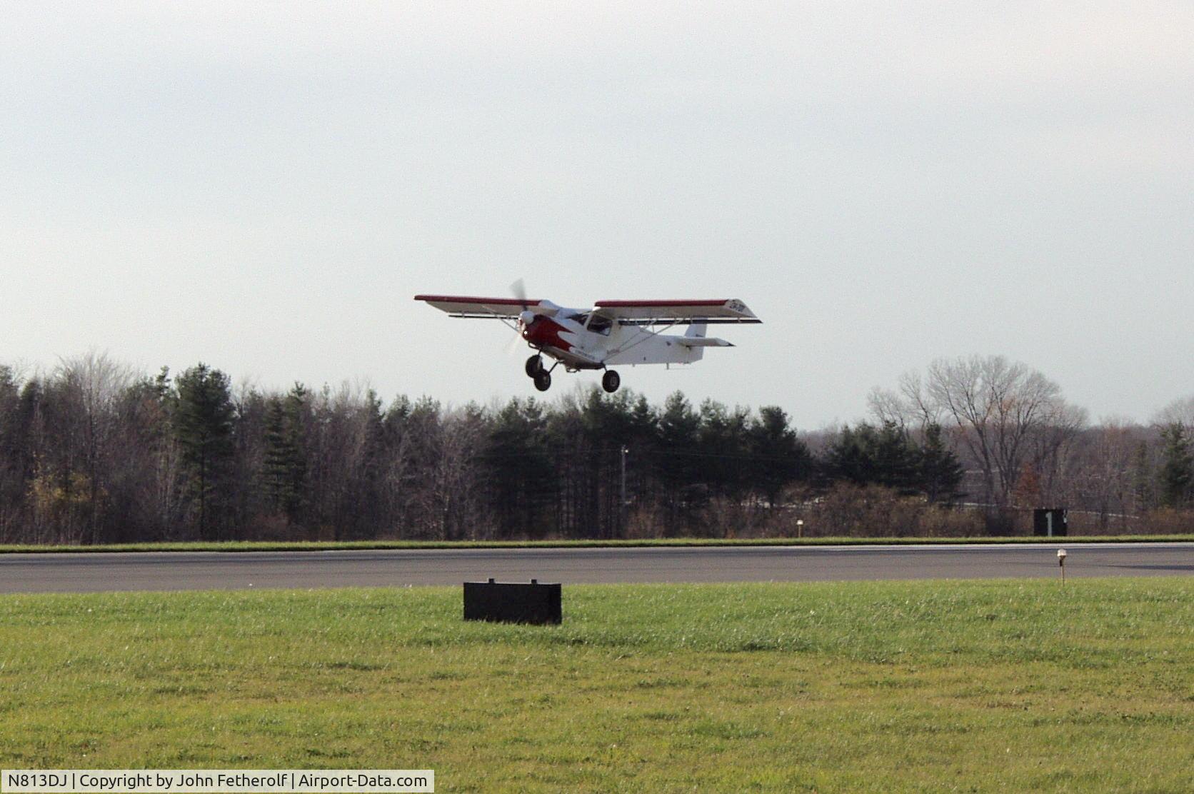N813DJ, 2005 Zenair STOL CH-701 C/N 7-3614, First take-off