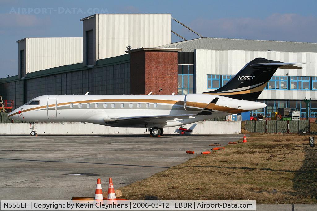 N555EF, 2005 Bombardier BD-700-1A10 Global 5000 C/N 9154, Global Express resting at the GAT