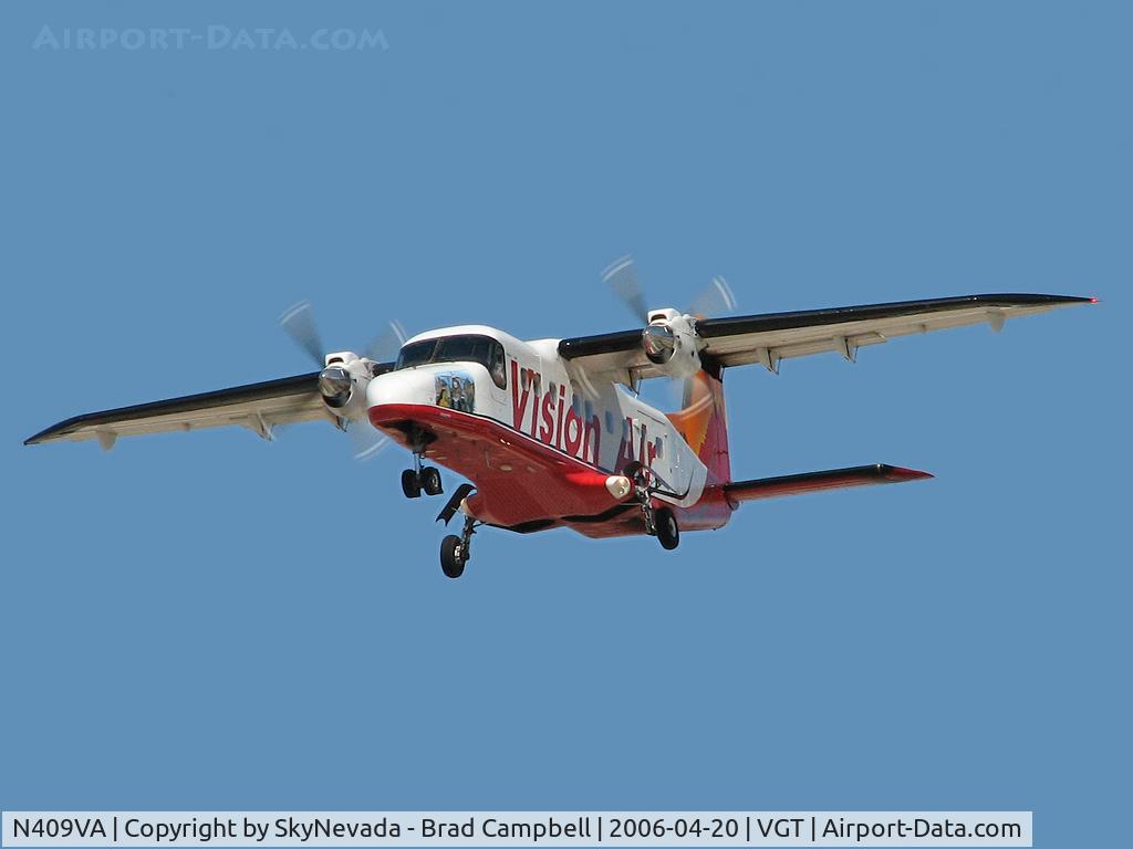 N409VA, 1986 Dornier 228-201 C/N 8097, Vision Air - 'Stratosphere' / Dornier DO-228-202 / Approaching RWY 12R