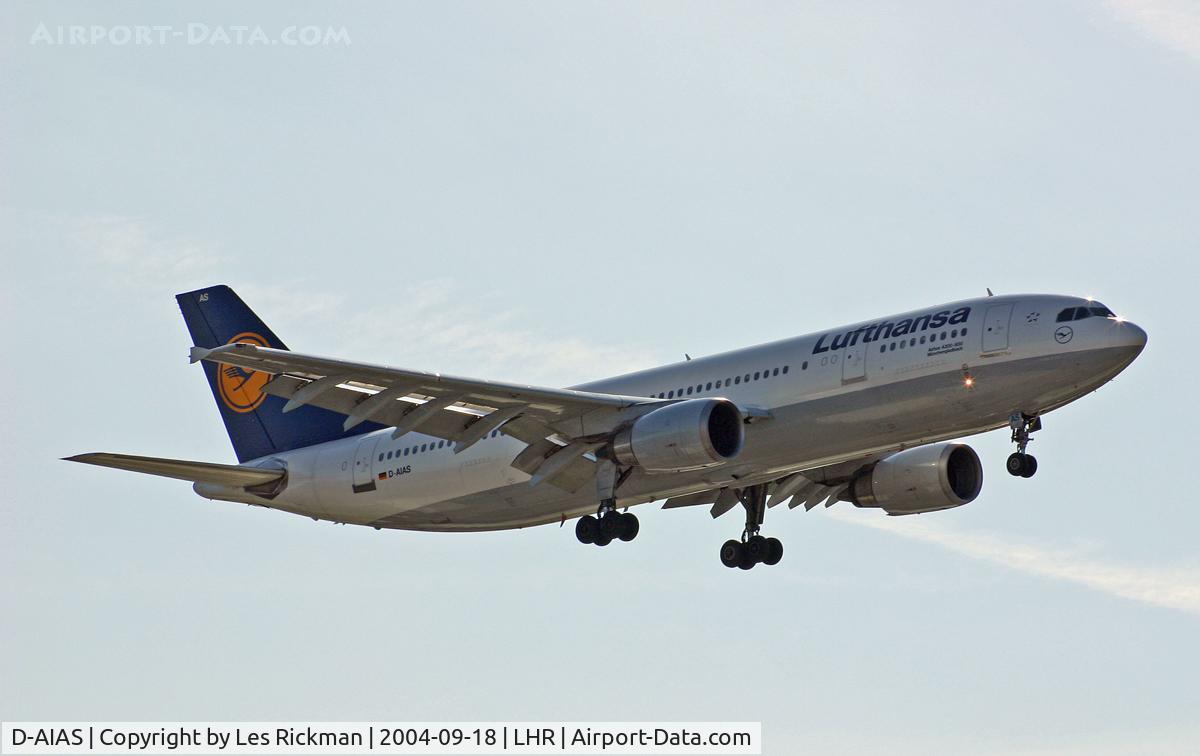 D-AIAS, 1989 Airbus A300B4-603 C/N 553, Airbus A300B4 603