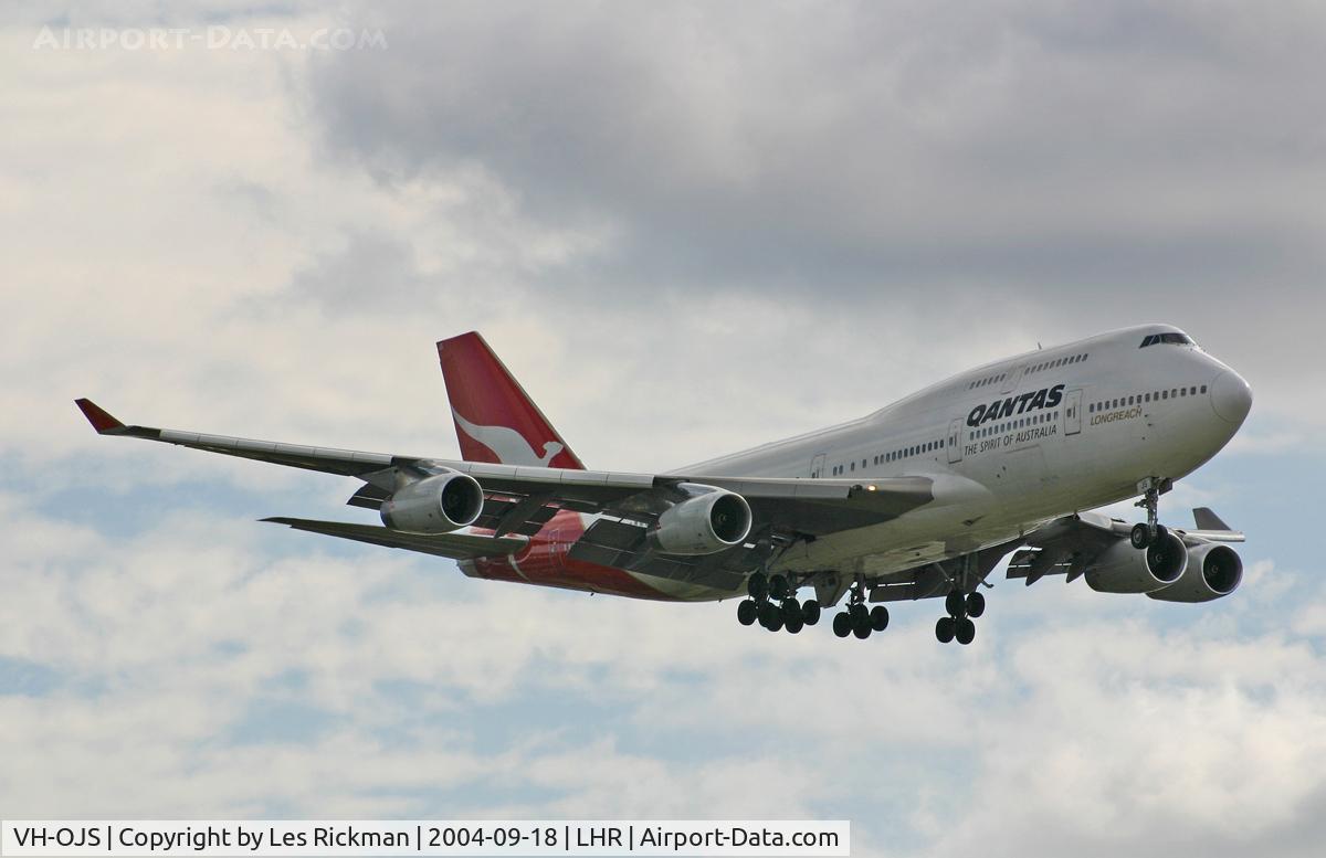 VH-OJS, 1999 Boeing 747-438 C/N 25564, Boeing 747 438