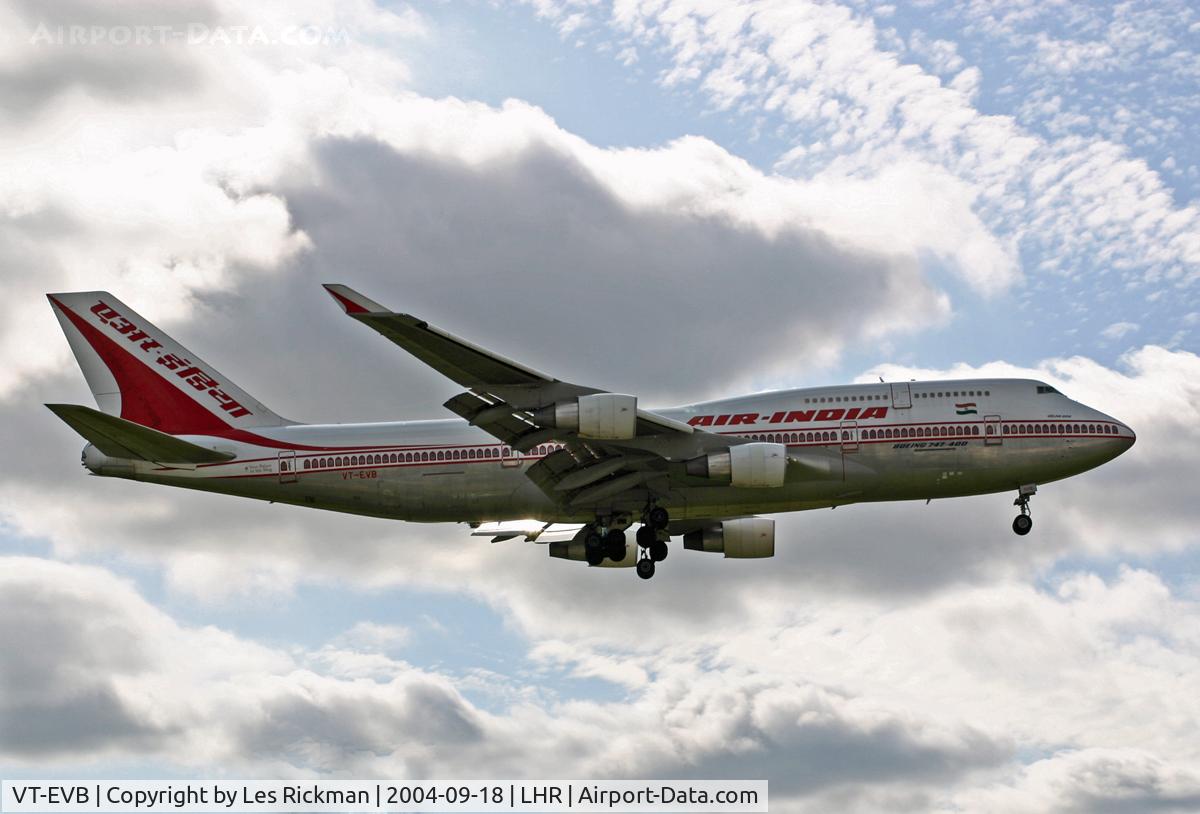 VT-EVB, 1996 Boeing 747-437 C/N 28095, Boeing 747 437