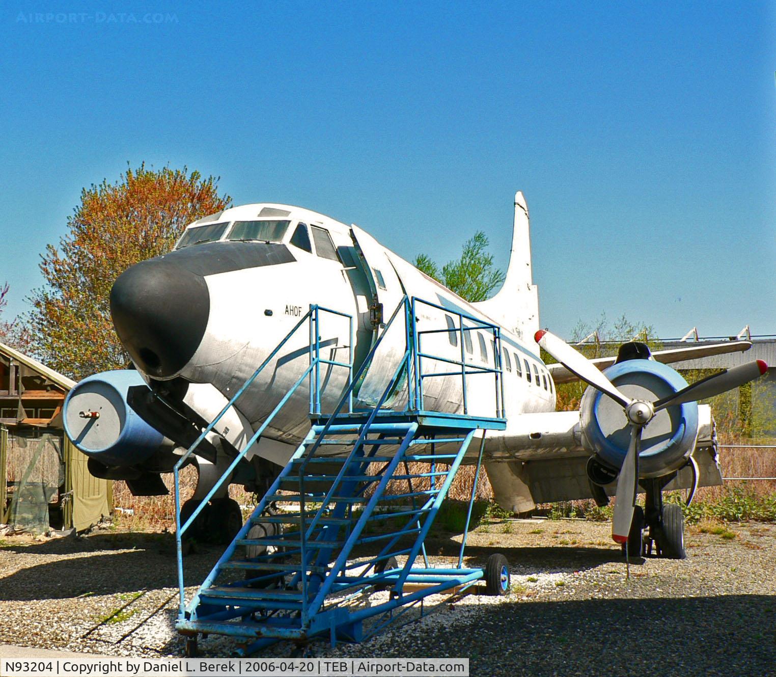 N93204, 1950 Martin 202A C/N 14074, Even wingless, the world's only surviving Martin 202 maintains an air of dignity.