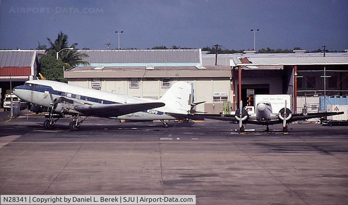 N28341, 1940 Douglas DC-3-G202A C/N 3278, Before she was restored to her original Delta Air Lines splendor, Ship 41 was a freight hack in Puerto Rico, registered N29PR.