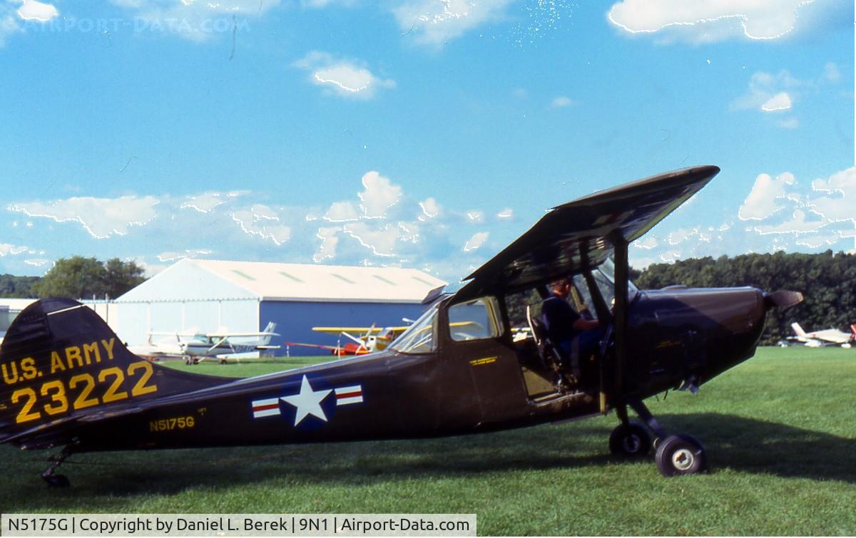 N5175G, Cessna 305A C/N 22577, This military workhorse still flies; this photo was taken at Van Sant Airport, Ephrata, PA