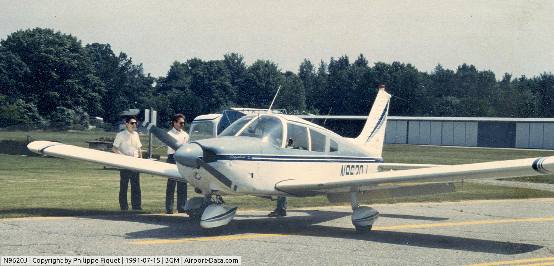 N9620J, 1966 Piper PA-28-180 C/N 28-3774, Grand Haven 1991