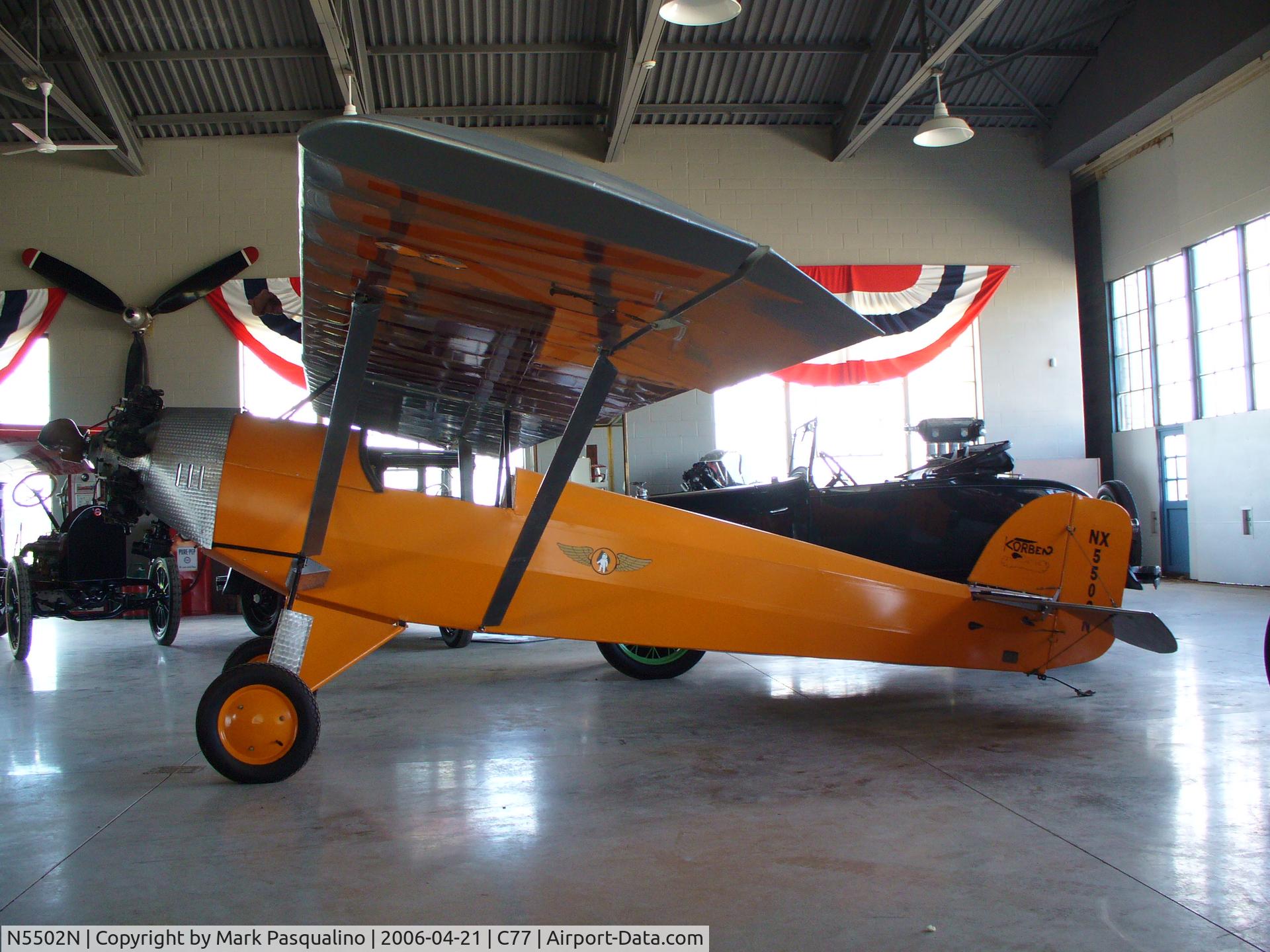 N5502N, 1946 Corben Baby Ace C/N 1 (CF-RAY/N75889 ), Corben Baby Ace