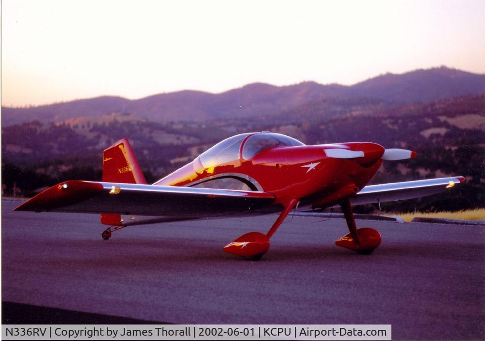 N336RV, 2001 Vans RV-6 C/N 60199, Built by Dan and Jim Thorall