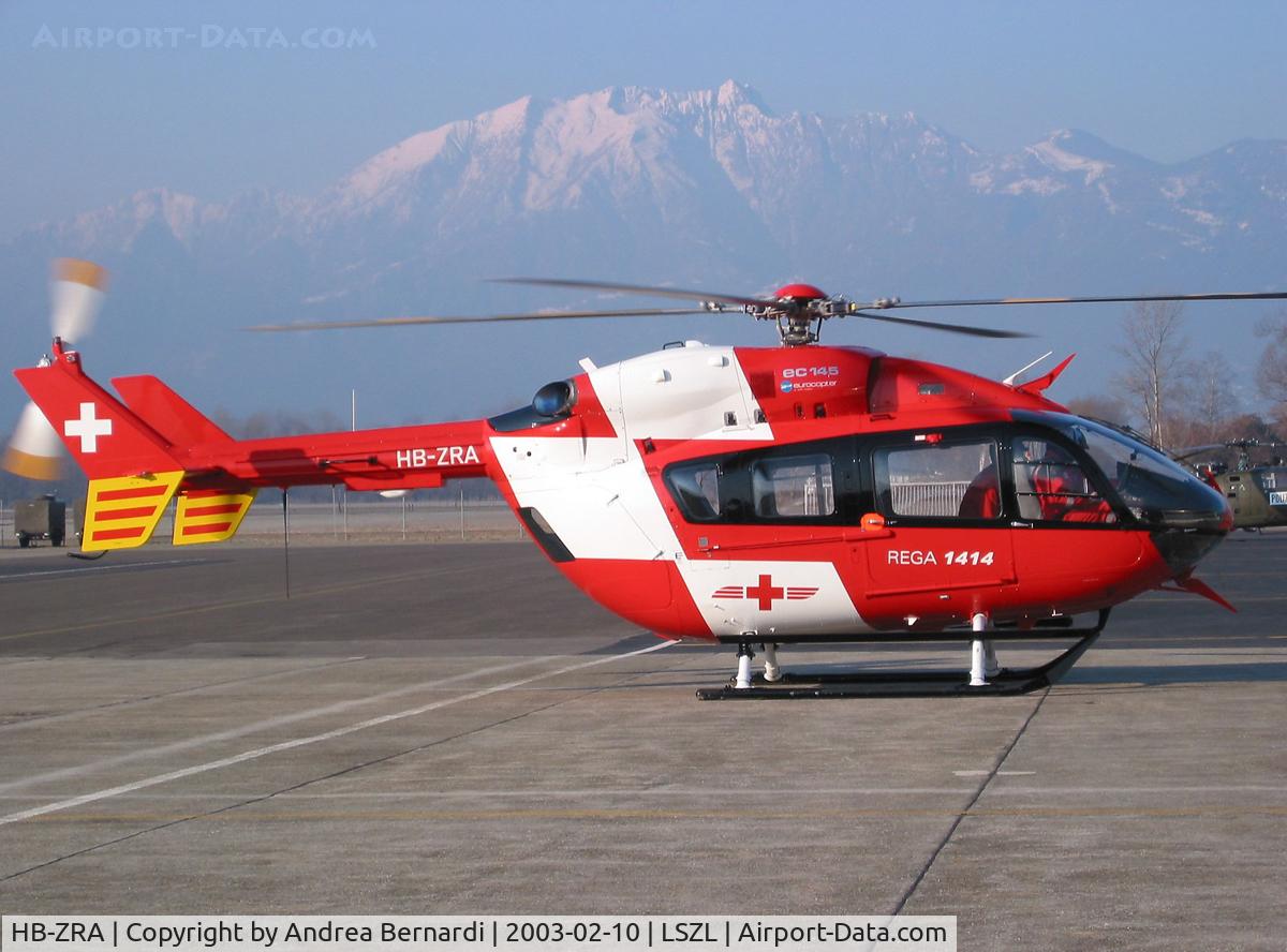 HB-ZRA, 2002 Eurocopter-Kawasaki EC-145 (BK-117C-2) C/N 9026, First EC145 delivered to REGA