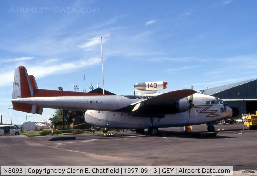 N8093, 1953 Fairchild C-119G Flying Boxcar C/N 10776, ex RCAF C-119F 22111