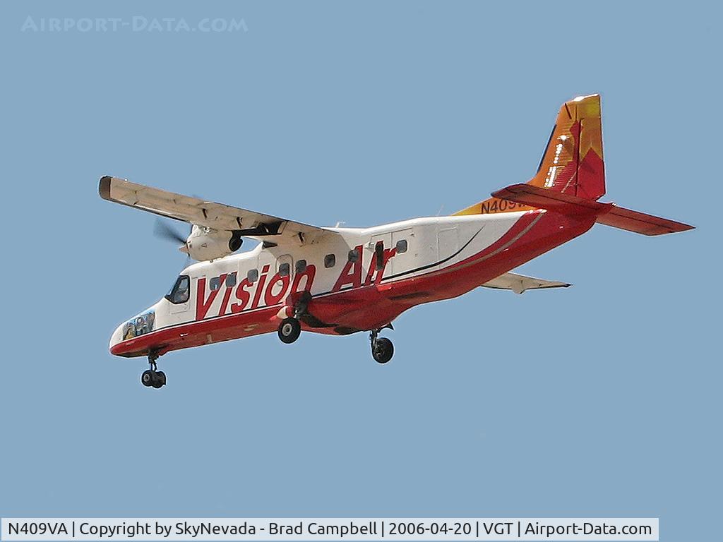 N409VA, 1986 Dornier 228-201 C/N 8097, Vision Air - 'Stratosphere' / Dornier DO-228-202 / Approaching RWY 12R
