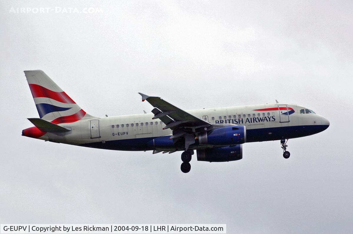 G-EUPV, 2001 Airbus A319-131 C/N 1423, Airbus A319 131