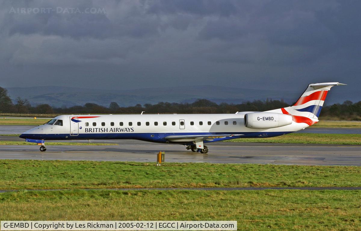 G-EMBD, 1998 Embraer EMB-145EU (ERJ-145EU) C/N 145039, Embraer RJ145EU