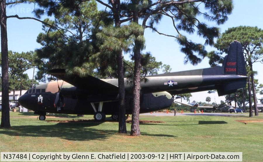 N37484, Fairchild C-119L C/N 11155, AC-119G 53-3144 at Hurlburt Field, FL