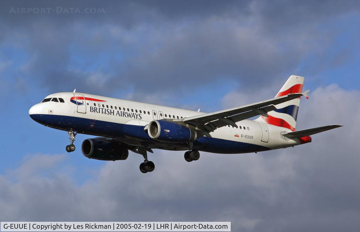 G-EUUE, 2002 Airbus A320-232 C/N 1782, Airbus A320 232