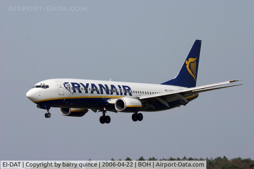 EI-DAT, 2003 Boeing 737-8AS C/N 33554, 737-800