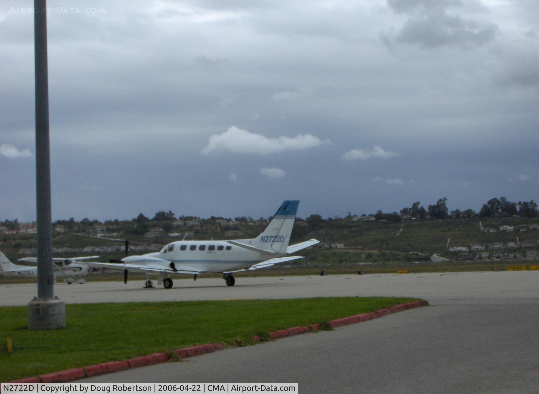 N2722D, 1980 Cessna 441 Conquest II C/N 441-0168, 1980 Cessna 441 CONQUEST, two Garrett Airesearch TPE-331-8-401S/402S 635.5 shp Turboprops, Cessna's first turboprop aircraft