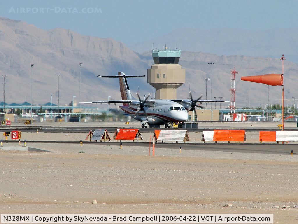 N328MX, 1996 Dornier 328-100 C/N 3071, Vision Air / 1966 Dornier Luftfahrt Gmbh 328-100 / The 'Heavy' of VGT. The park was open today but foiled by wind. Landing on RWY 25 - (E-W)