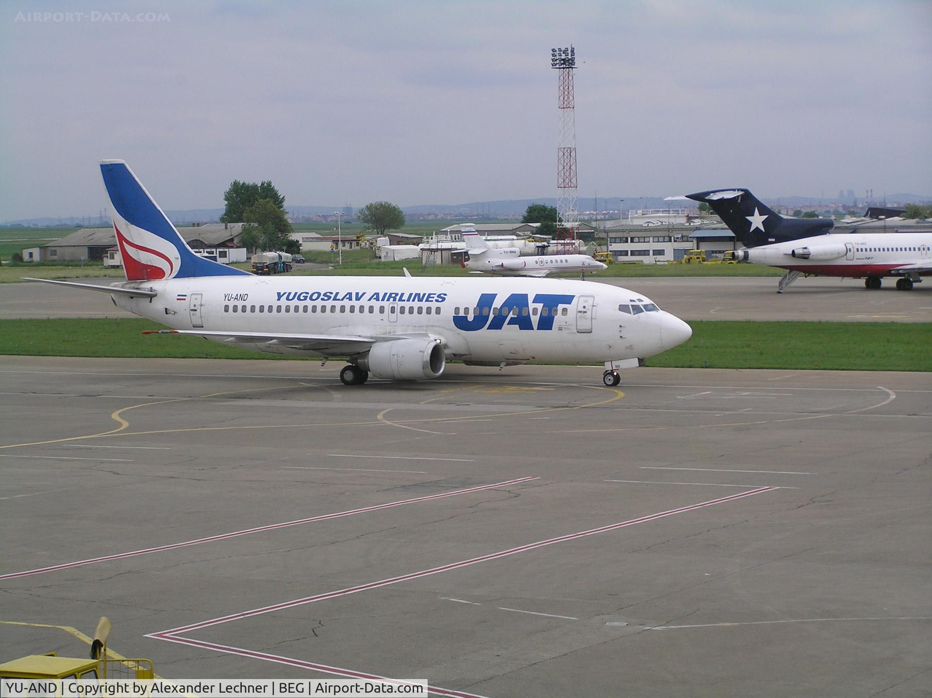 YU-AND, 1985 Boeing 737-3H9 C/N 23329/1134, Boein 737-*00 JAT