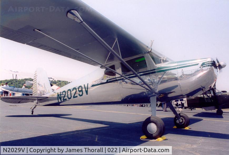 N2029V, 1947 Cessna 140 C/N 14242, Fathers Day Fly-in 2003