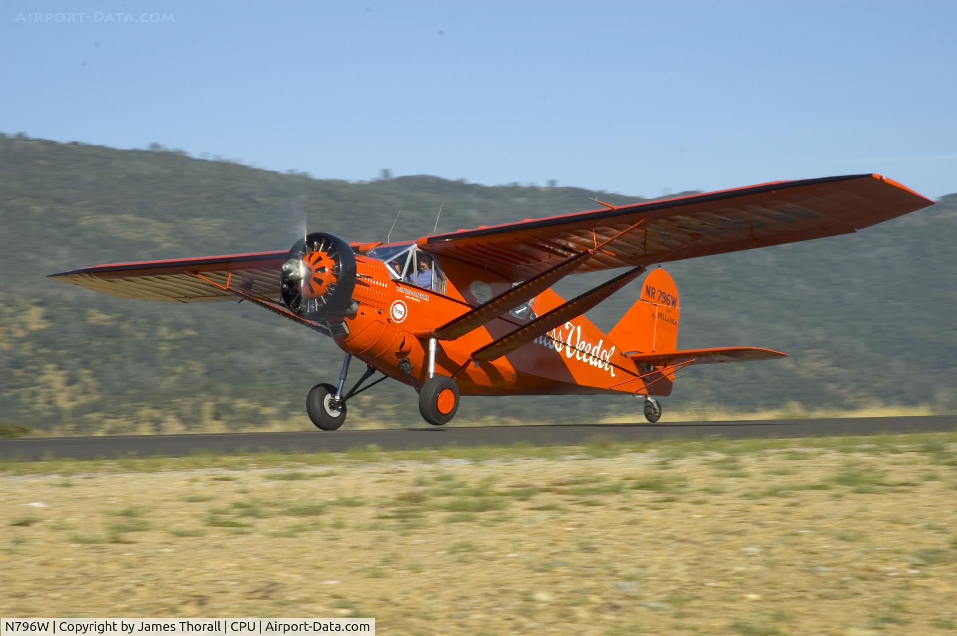N796W, 2003 Bellanca CH-400 Skyrocket (replica) C/N 3004, Stopped by KCPU for fuel