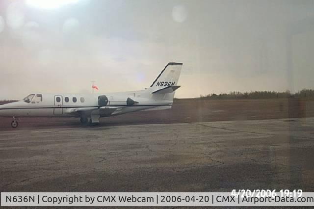 N636N, 1978 Cessna 501 Citation I/SP C/N 501-0069, Photo Taken at CMX airport in Hancock Mi