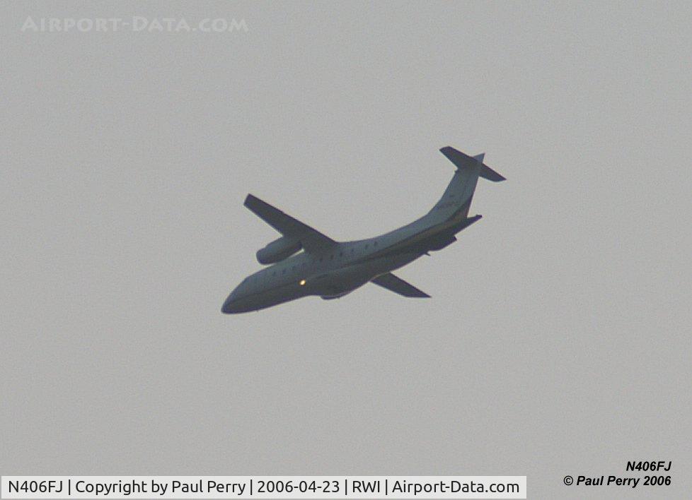 N406FJ, 2000 Fairchild Dornier 328-300 328JET C/N 3156, On long final to KRWI, one of her many stops that Sunday