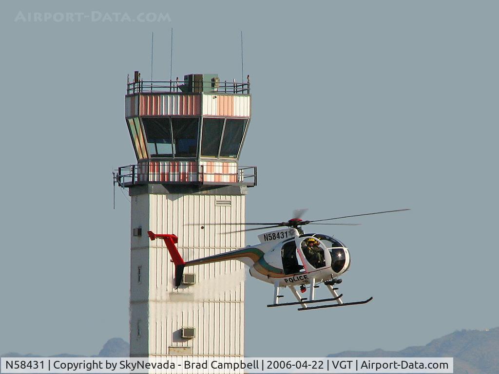 N58431, 1979 Hughes 369D C/N 1290647D, LVMPD / 1979 Hughes 369D