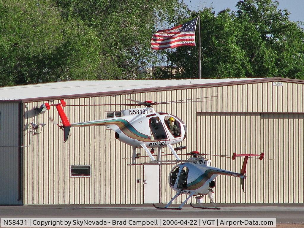N58431, 1979 Hughes 369D C/N 1290647D, LVMPD / 1979 Hughes 369D