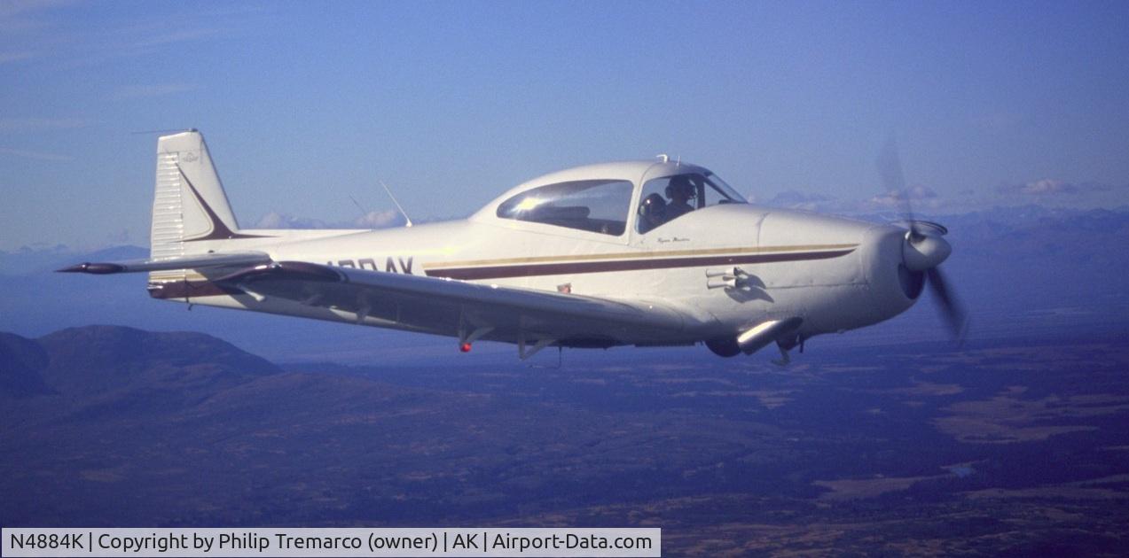 N4884K, 1949 Ryan Navion A C/N NAV-4-1884, Flyby