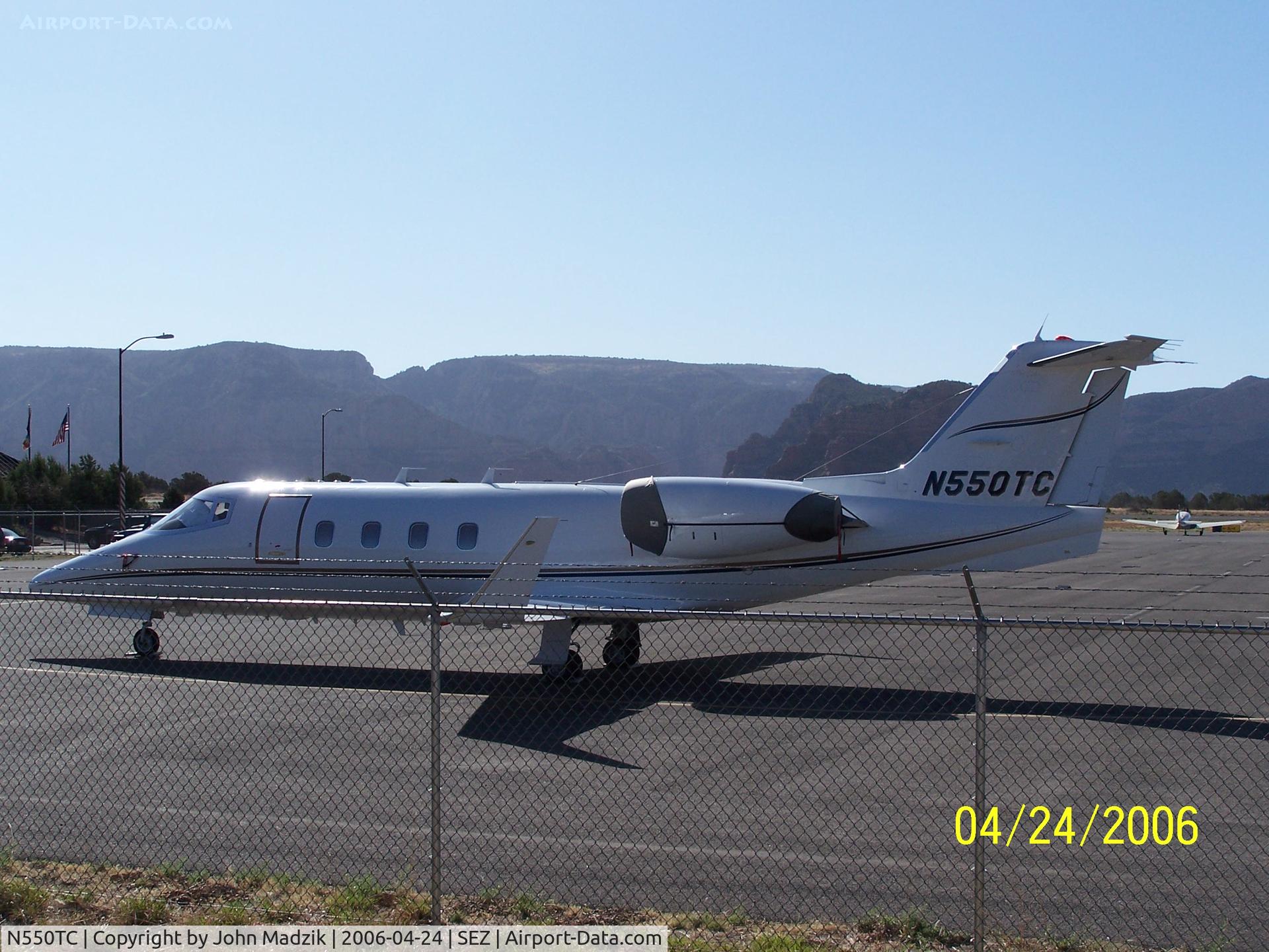N550TC, Learjet Inc 55 C/N 034, Sedona Airport
