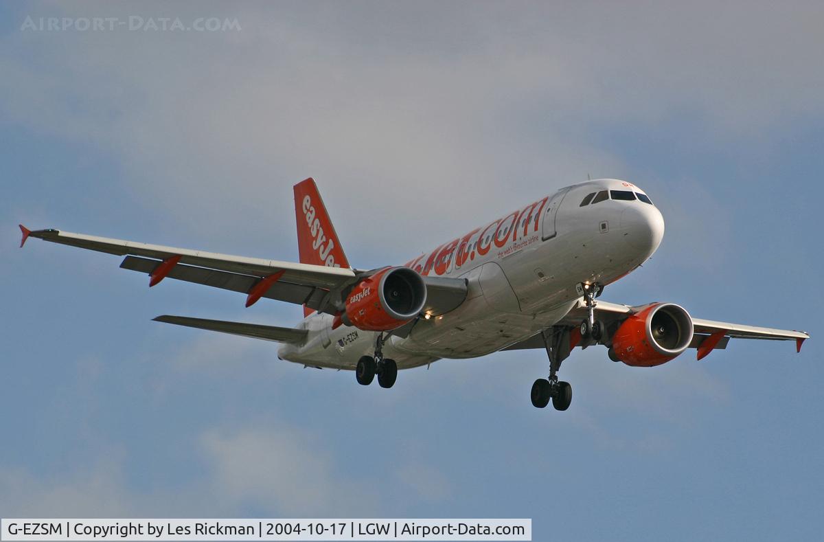 G-EZSM, 2003 Airbus A319-111 C/N 2062, Airbus A319 111