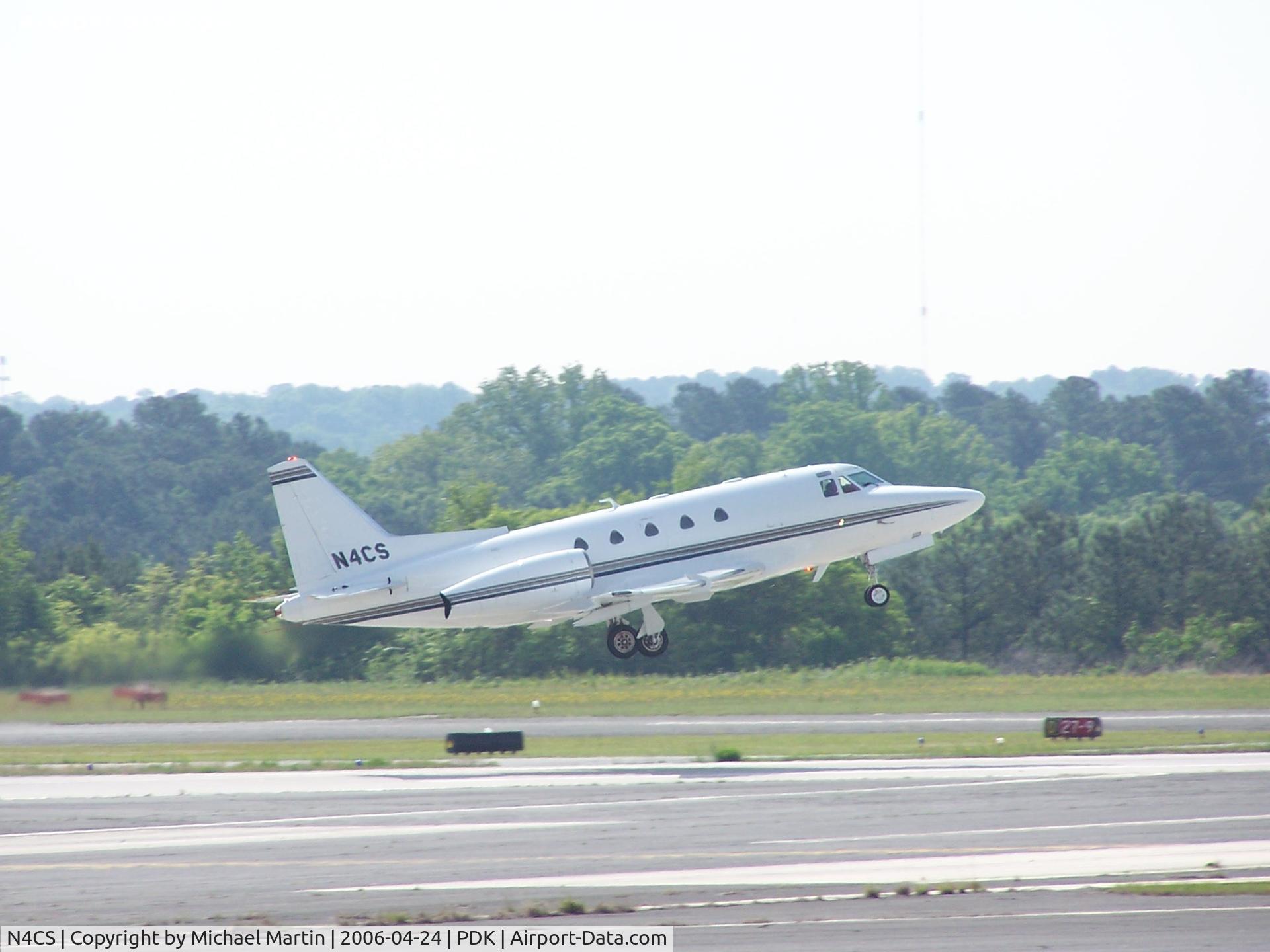 N4CS, 1994 Rockwell International NA-265-65 Sabreliner 65 C/N 465-27, Takeoff from 20L
