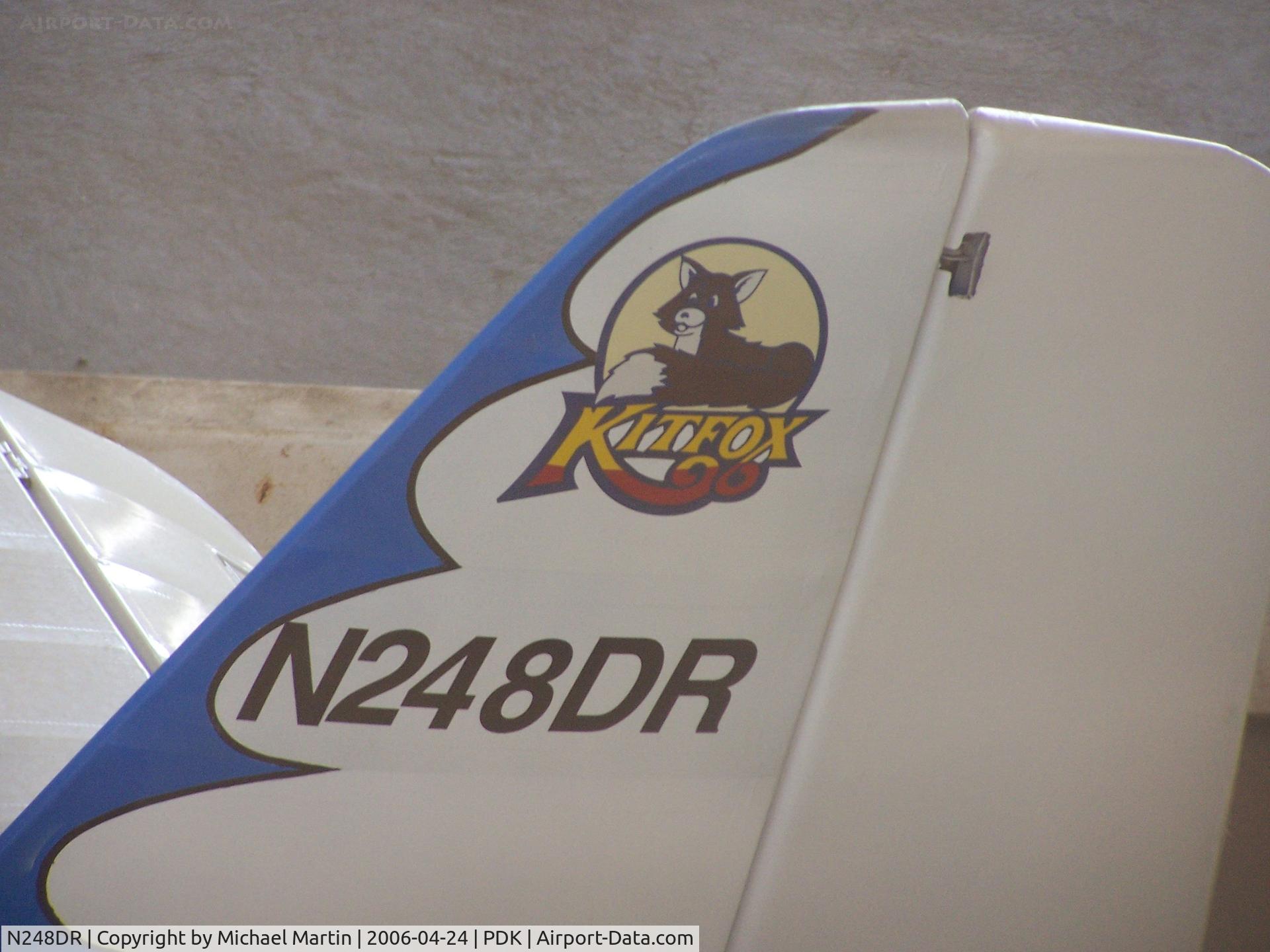 N248DR, 1999 Skystar Kitfox Model 4-1200 Speedster C/N ACS112, Tail Numbers