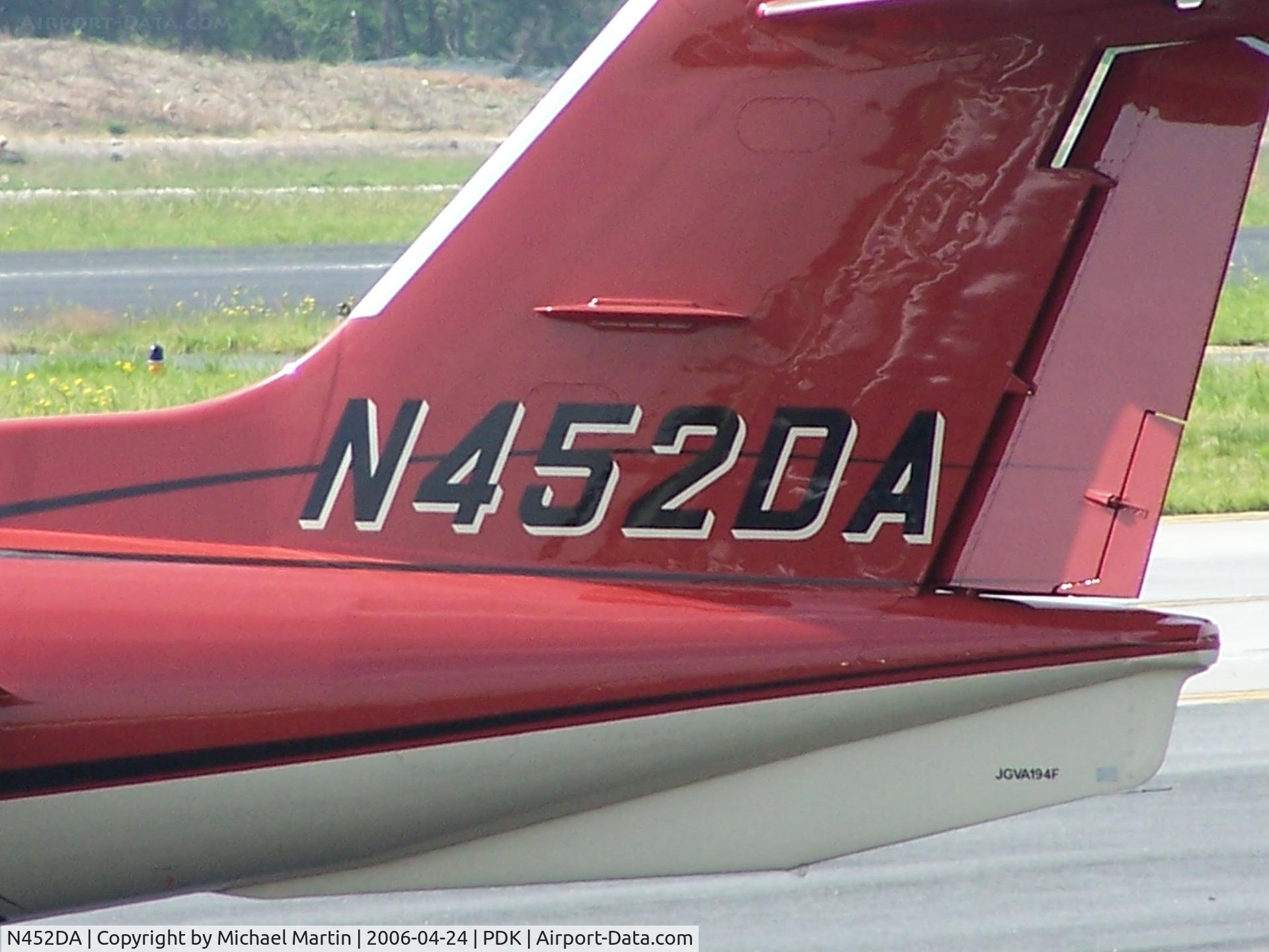 N452DA, 1981 Gates Learjet Corp. 35A C/N 35A-452, Tail Numbers