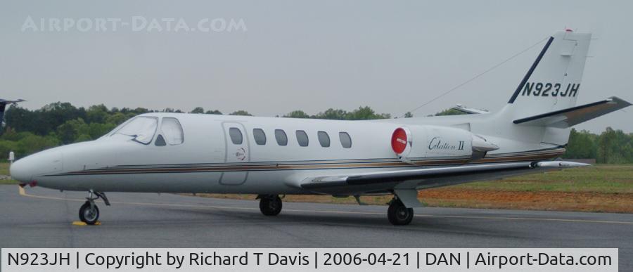 N923JH, 1992 Cessna 550 C/N 550-0708, 1992 Cessna 550 in Danville Va.